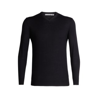 Icebreaker Shearer V Sweater Black