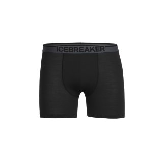 Icebreaker Mens Anatomica Boxers Black