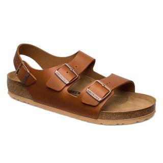 birkenstock milano cognac