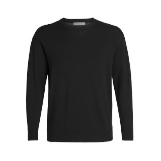 Icebreaker Carrigan Reversible Sweater Sweatshirt Black