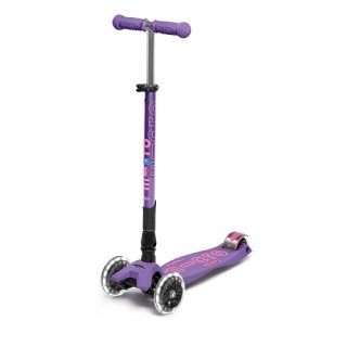 Maxi Micro DELUXE purple (LED) foldable MMD100