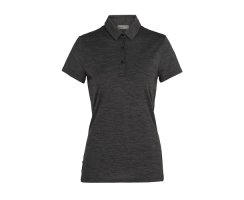 Icebreaker Mens Tech Lite SS Polo Black