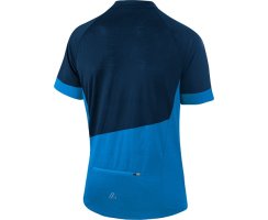 LÖFFLER M BIKE SHIRT HZ MERINO-TENCEL Blue Lake