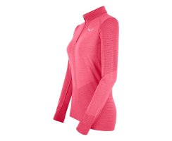 Salewa W ZEBRU RESPONSIVE 1/2 ZIP TEE VIRTUAL PINK 42