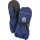 HESTRA JUNIOR WOOL TERRY MITT MEDIUM BLUE 1