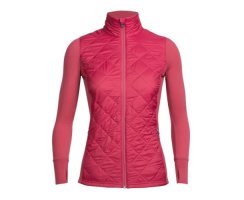 ICEBREAKER WOMENS ELLIPSE JACKET WILD ROSE