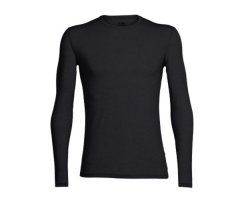 Icebreaker Mens Anatomica LS CreweBlack