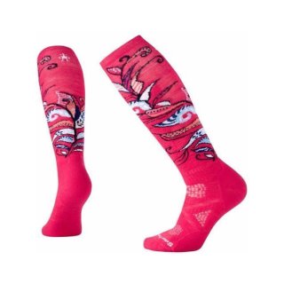 SMARTWOOL WOMEN PHD SKI MEDIUM PATTERN POTION PINK