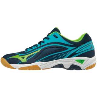 MIZUNO HANDBALL WAVE STEALTH 4 M DBLUES/GREENG/PEACOCK BLUE 42