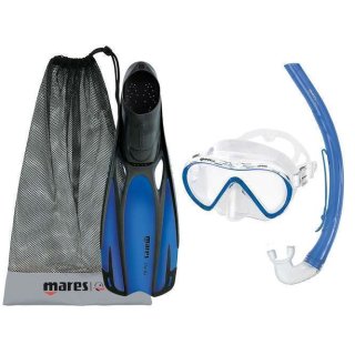 MARES SET FLUIDA STREAM BLUE