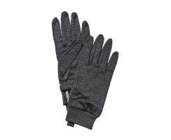 HESTRA MERINO WOOL LINER ACTIVE 5 FINGER CHARCOAL