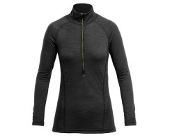 DEVOLD RUNNING DAMEN ZIP NECK ANTHRACITE