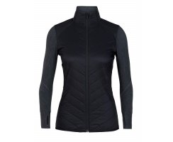 Icebreaker Women Descender Hybrid JacketBlack/Jet HTHR