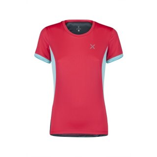 MONTURA WORLD MIX T-SHIRT WOMAN ROSA SUGAR/ICE BLUE